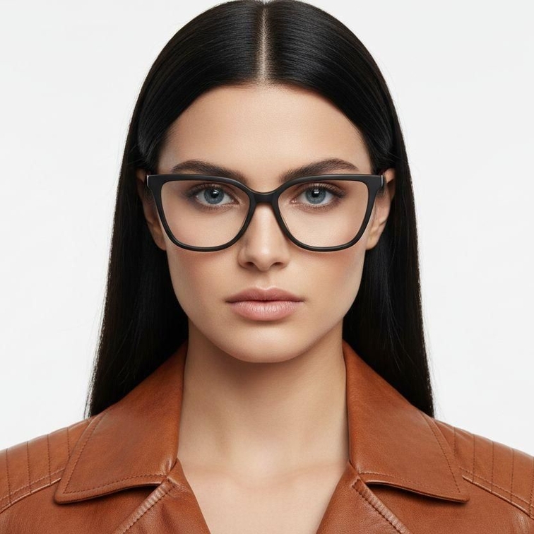 Gafas de acetato con diseño de mariposa roja #BS2012-0325