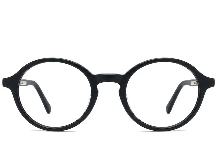 Round Grey Acetate Glasses #BS2012-0327