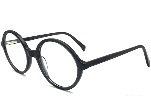 Lunettes rondes en acétate gris #BS2012-0327