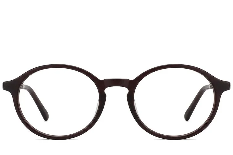 Bicchieri rotondi in acetato marrone #BS2012-0328