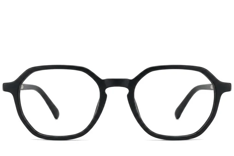 Geometric Black Acetate Glasses #BS2012-0334