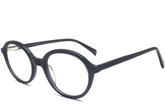 Oval Grey Acetate Glasses #BS2012-0337
