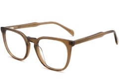 Oval Brown Acetate Glasses #BS2012-0358