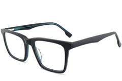 Rectangular Green Acetate Glasses #BS2012-0363