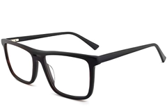 Rectangular Grey Acetate Glasses #BS2012-0366