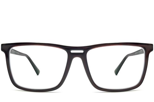 Rectangular Grey Acetate Glasses #BS2012-0366