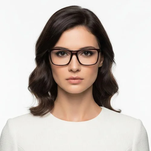 Lunettes rectangulaires en acétate gris #BS2012-0366