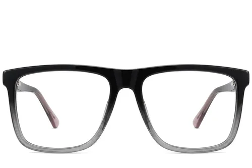 Lunettes rectangulaires en acétate gris #BS2012-0368