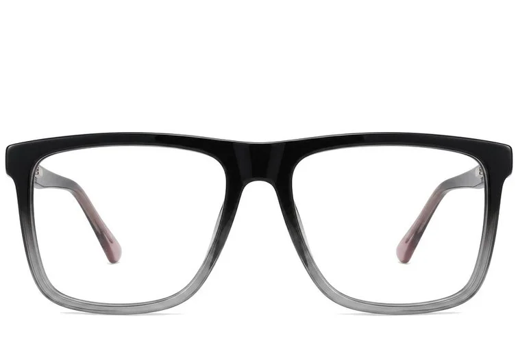 Rectangular Grey Acetate Glasses #BS2012-0368