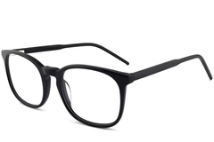 Oval Black Acetate Glasses #BS2012-0370