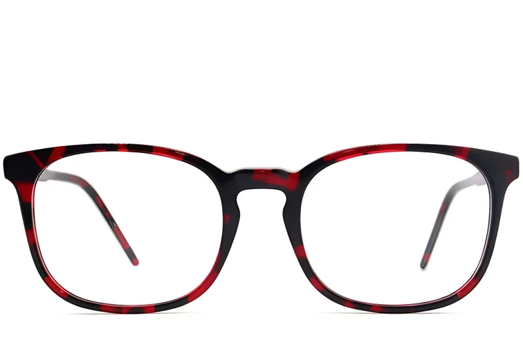 Ovale Schildpatt-Acetatbrille #BS2012-0371
