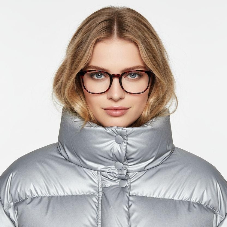 Oval Tortoiseshell Acetate Glasses #BS2012-0371