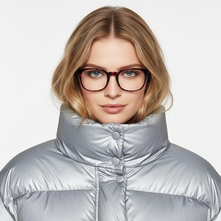 Ovale Schildpatt-Acetatbrille #BS2012-0371