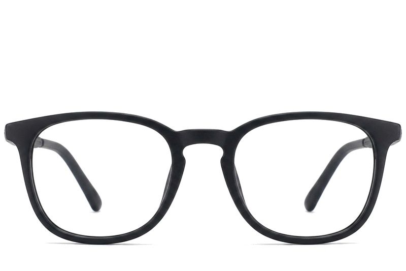 Occhiali ovali in acetato grigio #BS2012-0373