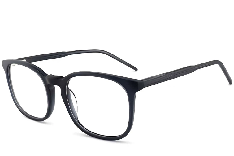 Ovale graue Acetatbrille #BS2012-0373