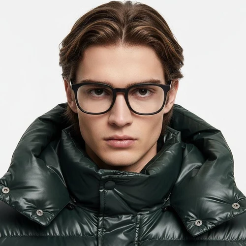 Oval Grey Acetate Glasses #BS2012-0373