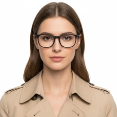 Oval Grey Acetate Glasses #BS2012-0373