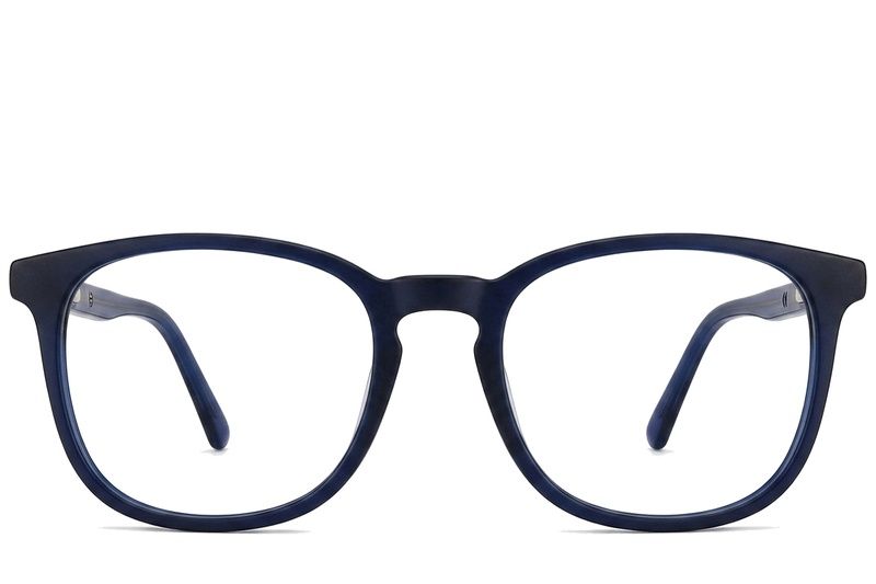 Bicchieri ovali in acetato blu #BS2012-0374