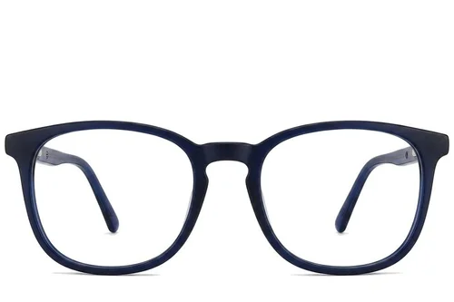 Lunettes ovales en acétate bleu n° BS2012-0374