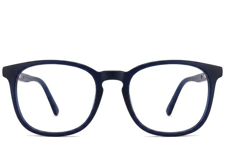 Bicchieri ovali in acetato blu #BS2012-0374