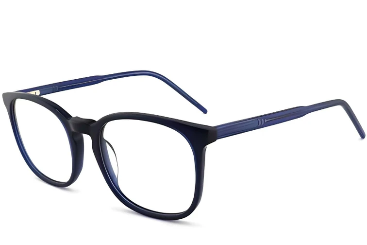 Bicchieri ovali in acetato blu #BS2012-0374
