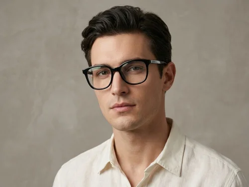 Lunettes papillon en acétate noir #BS2012-0380
