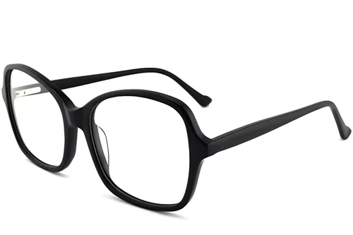 Lunettes papillon en acétate noir #BS2012-0380
