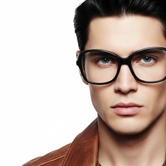 Gafas de acetato negras con forma de mariposa #BS2012-0380