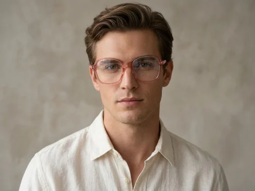 Lunettes papillon en acétate rose #BS2012-0382
