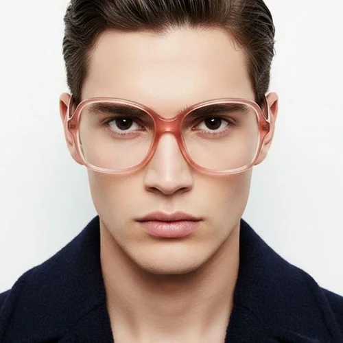 Lunettes papillon en acétate rose #BS2012-0382