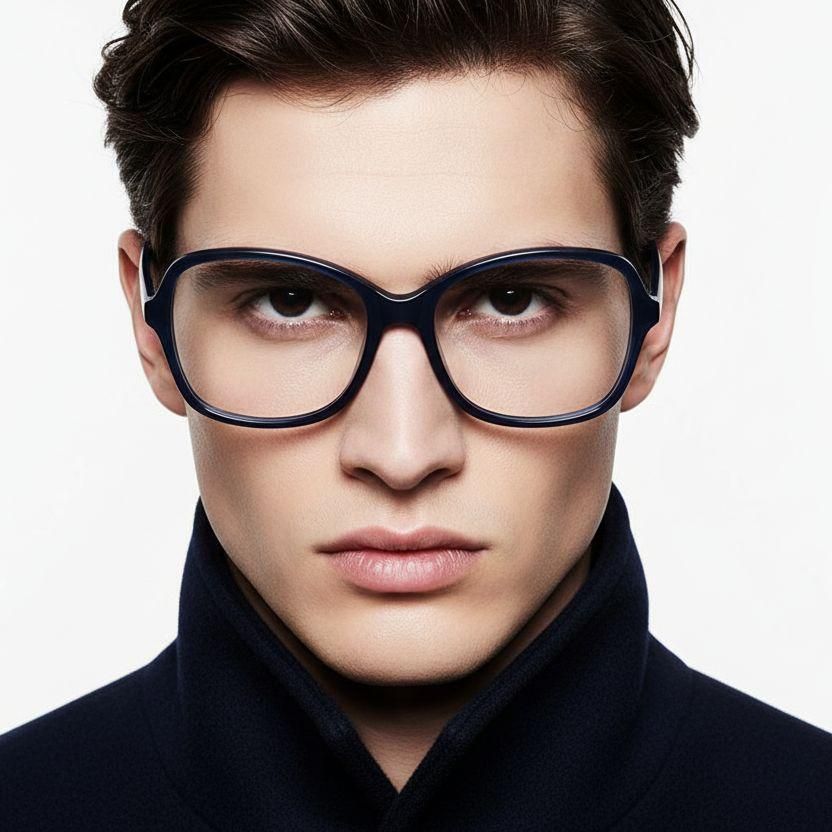 Gafas de acetato azul mariposa #BS2012-0383