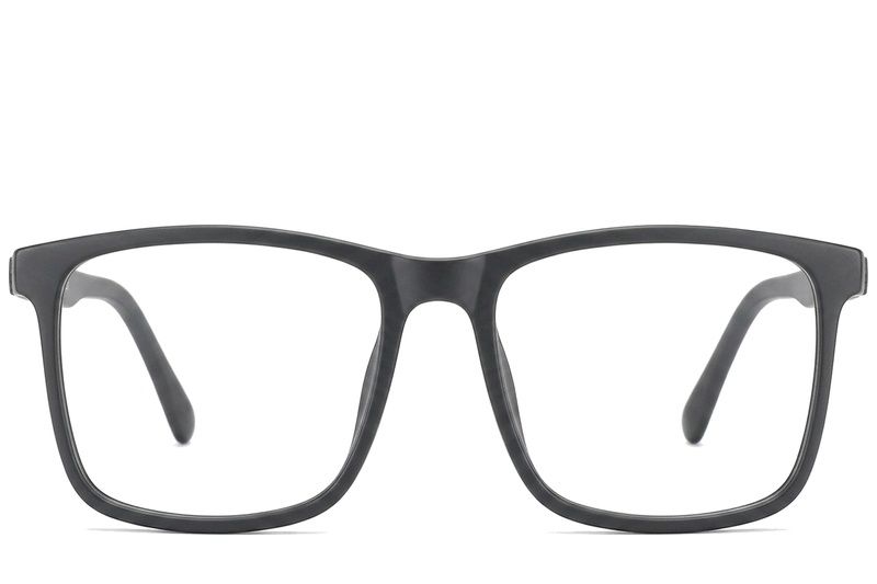 Gafas rectangulares de acetato gris #BS2012-0389