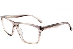 Rectangular Grey Acetate Glasses #BS2012-0395