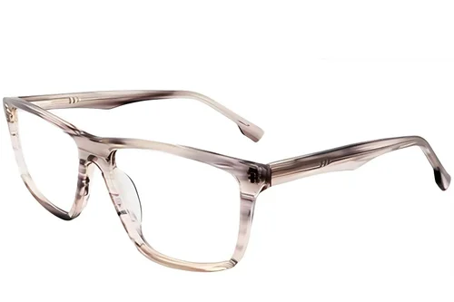 Lunettes rectangulaires en acétate gris #BS2012-0395