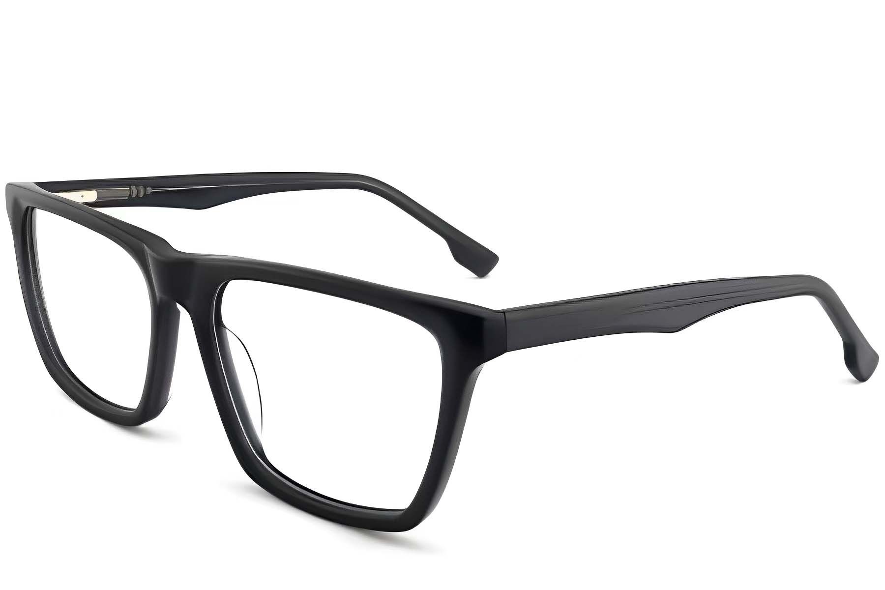 Gafas rectangulares de acetato gris #BS2012-0403