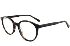 Oval Tortoiseshell Acetate Glasses #BS2012-0415