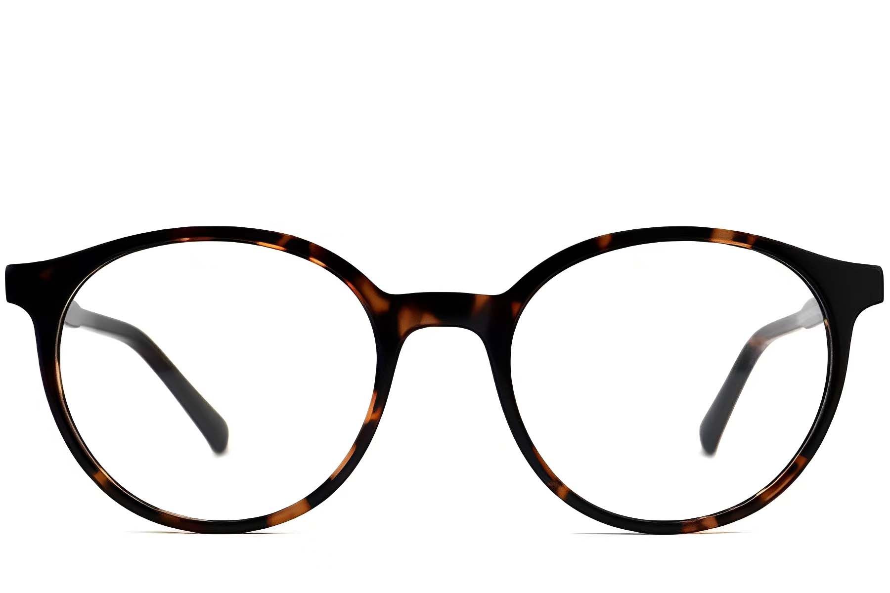 Oval Tortoiseshell Acetate Glasses #BS2012-0415