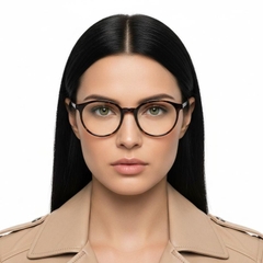 Ovale Schildpatt-Acetatbrille #BS2012-0415