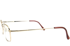 Rectangular Golden Metal Glasses #BS2012-0421