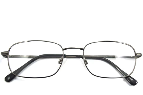 Rectangular Grey Metal Glasses #BS2012-0423