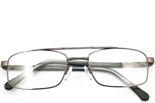 Aviator Brown Metal Glasses #BS2012-0424