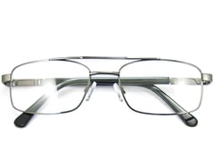 Aviator Grey Metal Glasses #BS2012-0425
