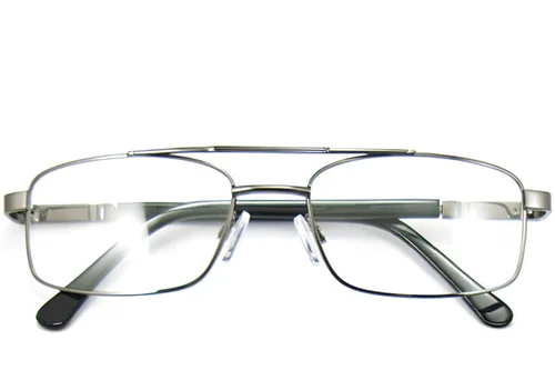 Aviator grijze metalen bril #BS2012-0425