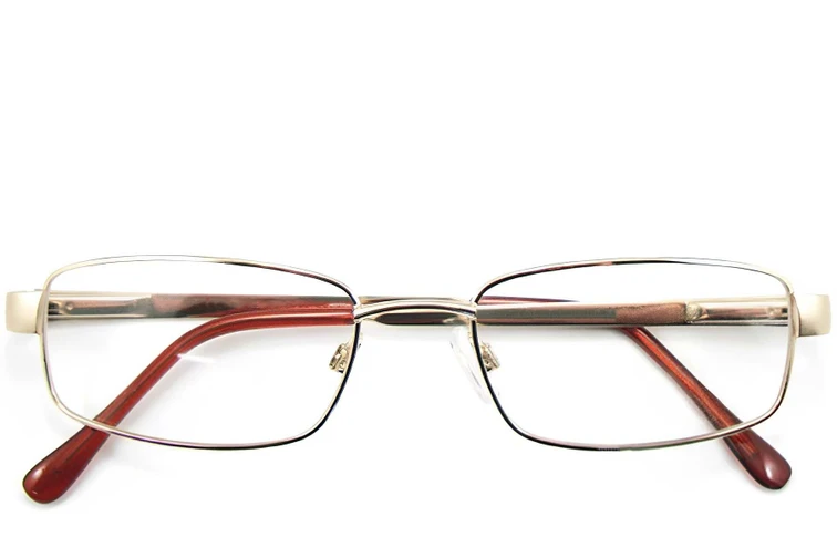 Rectangular Golden Metal Glasses #BS2012-0426