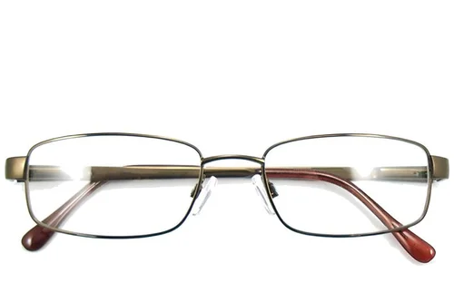 Verres rectangulaires en métal marron #BS2012-0427