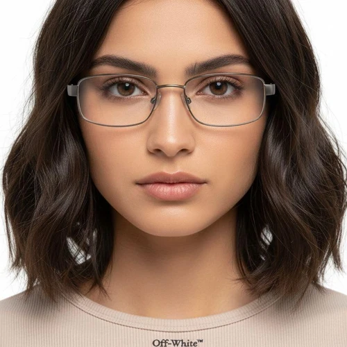 Rectangular Grey Metal Glasses #BS2012-0428