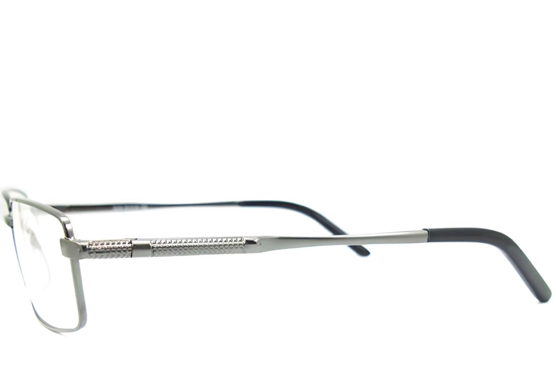 Rectangular Brown Metal Glasses #BS2012-0434