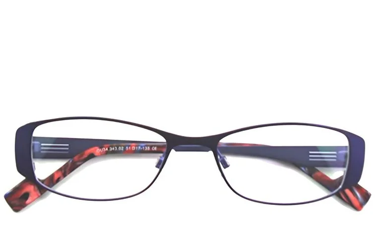 Oval Purple Metal Glasses #BS2012-0437