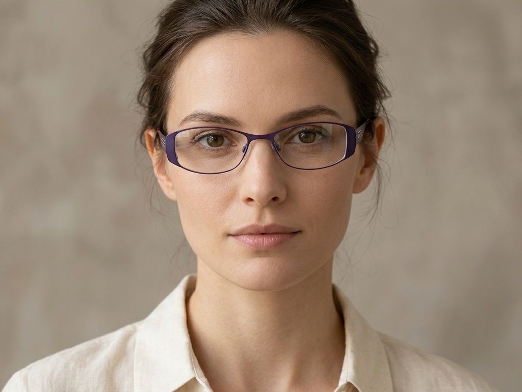 Lunettes ovales en métal papillon #BS2012-0437
