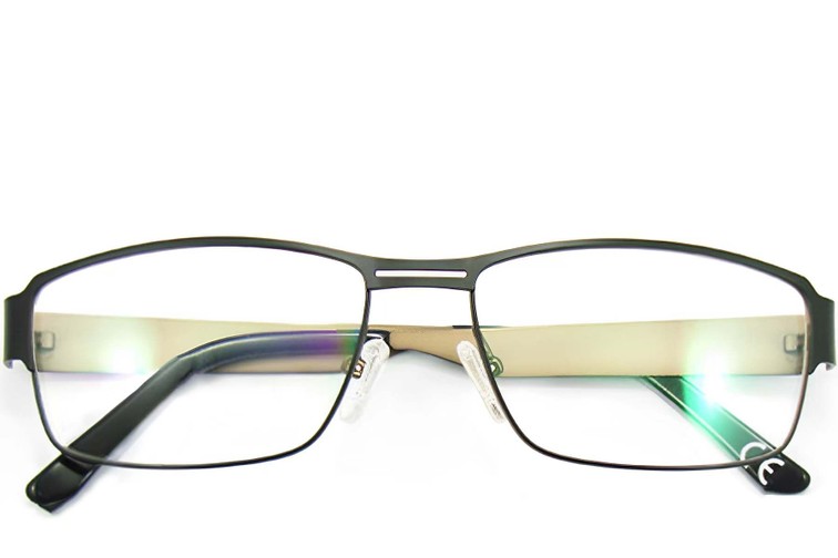 Gafas de aviador de metal negro #BS2012-0448